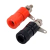 10pcs/lot 4mm Banana Socket Nickel Plated Binding Post Nut Banana Plug Jack Connector Red + Black ► Photo 3/6