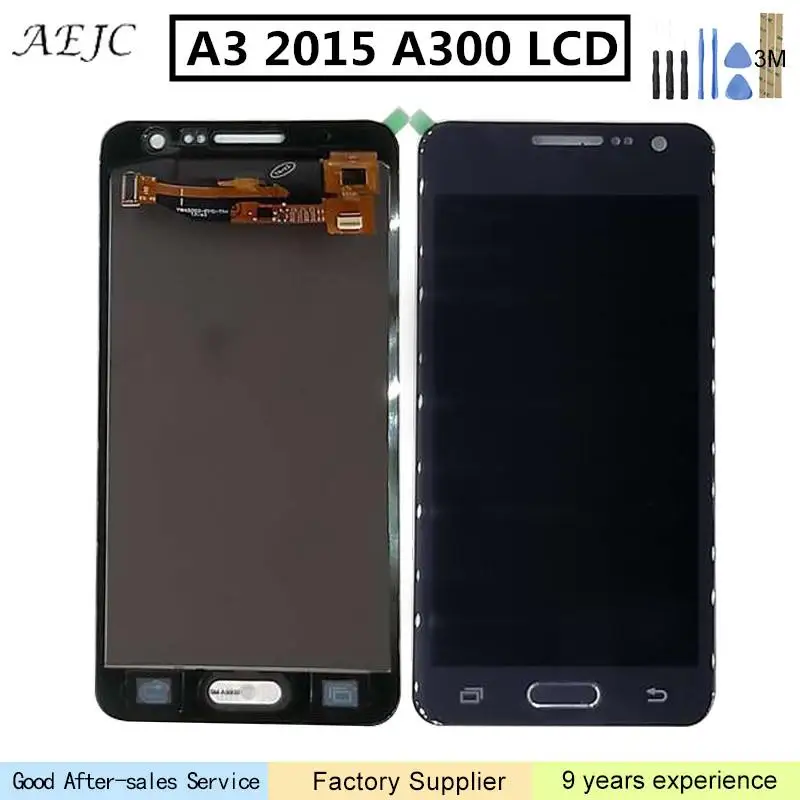Можно регулировать яркость для Samsung A3 2015 ЖК-дисплей A3000 A300 A300X A300F кодирующий