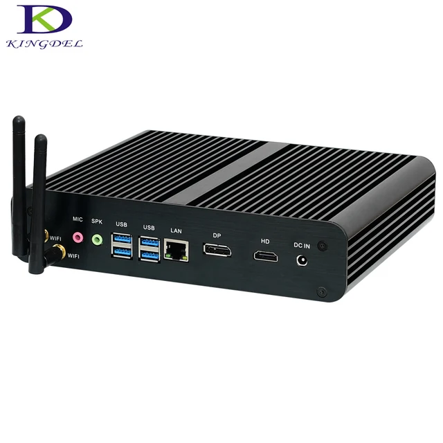Best Price Fanless Mini PC intel NUC i7 6500U/i7 6600U Max 8/16GB RAM 1T SSD Ultra HD 4K DP HDMI SD Card reader,HTPC NC360