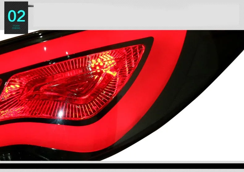 Автомобильный стильный задний светильник s для hyundai Solaris задний светильник s Accent Verna светодиодный задний светильник drl задний фонарь сигнал+ тормоз+ задний фонарь