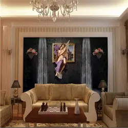 Пользовательские 3d фото картина маслом Ангел 3D фон Настенные обои высокого качества из нетканого материала фрески домашнего декора для