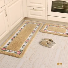 Кухонный коврик с пасторальными цветами 45 х75 + х125 см домашний