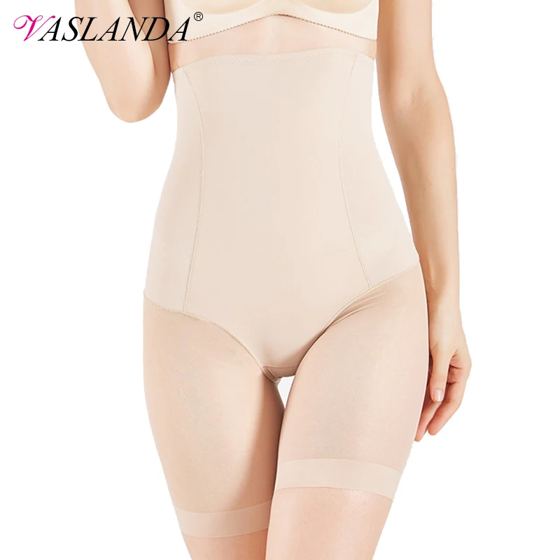 

VASLANDA Sexy Butt Lifter Shaper High Waist Trimmer Slimming Underwear Tummy Control Briefs Transparent Panties Body Shapewear
