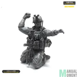 Высокое качества миниатюрный 1/35 ВМС США Seal Commando гренадер отдельного солдата Смола Модель Рисунок комплект Лоо-30