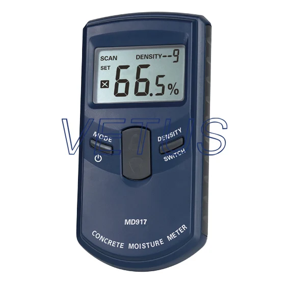 

MD917 concrete moisture meter with measuring range 0~40%