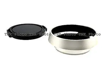 

2 in 1 Sliver 40.5mm Metal Lens Hood + 52mm lens cap cover For V3 V2 V1 J3 J2 J1 S1 A6000 E PZ 16-50mm Lens