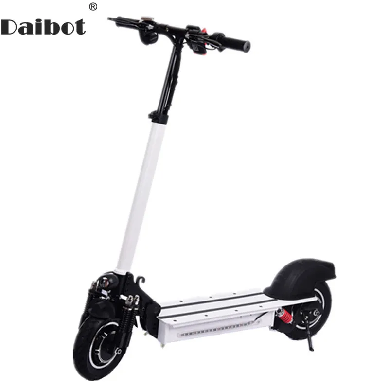 

10 Inch Portable Electric Scooter 600W*2 Two Wheel Electric Scooters Double Motor 48V Powerful Foldable Electric Kick Scooter