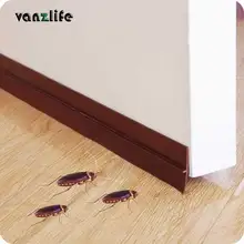 Vanzlife Нижняя уплотнительная полоса самоклеящаяся дверь окно звукоизоляция Антивибрационная спальня стеклянная дверь движущаяся ветрозащитная лента