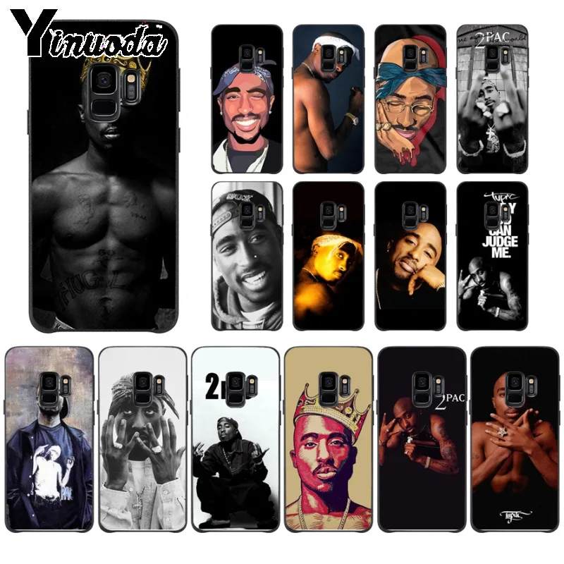 Yinuoda 2Pac для телефона с изображением Тупака пользовательские фото мягкий чехол