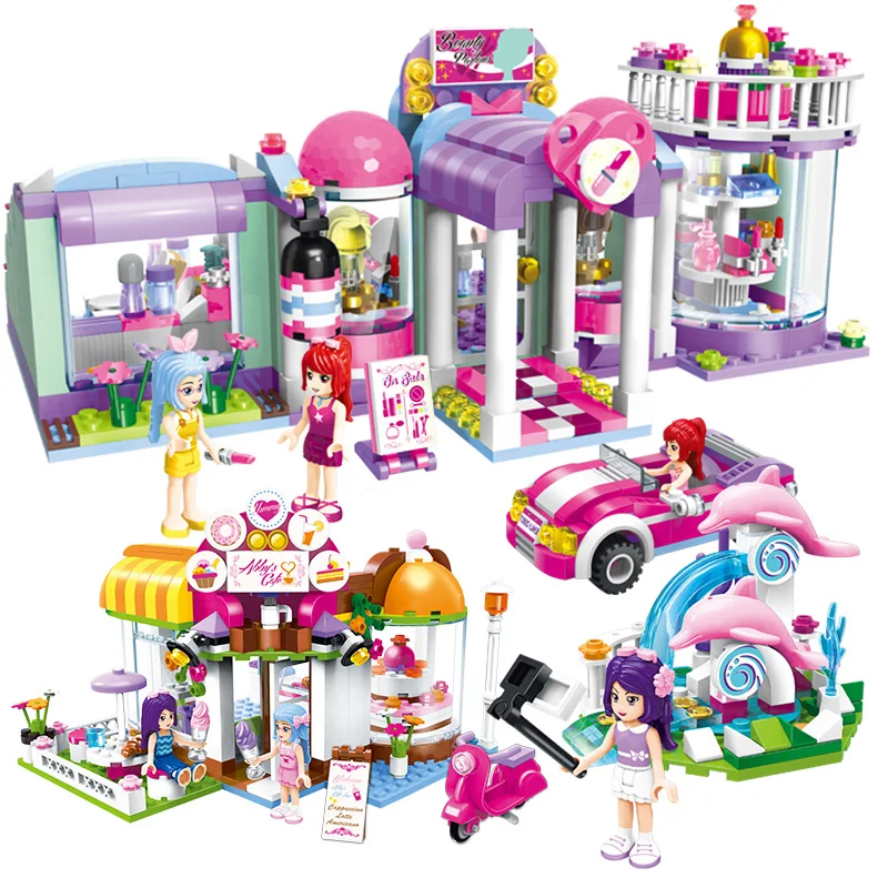 

Enlighten Building Block Girl Friends Series Shirley Fashion Store Educational Brick With Figures Compatible major brand blocks