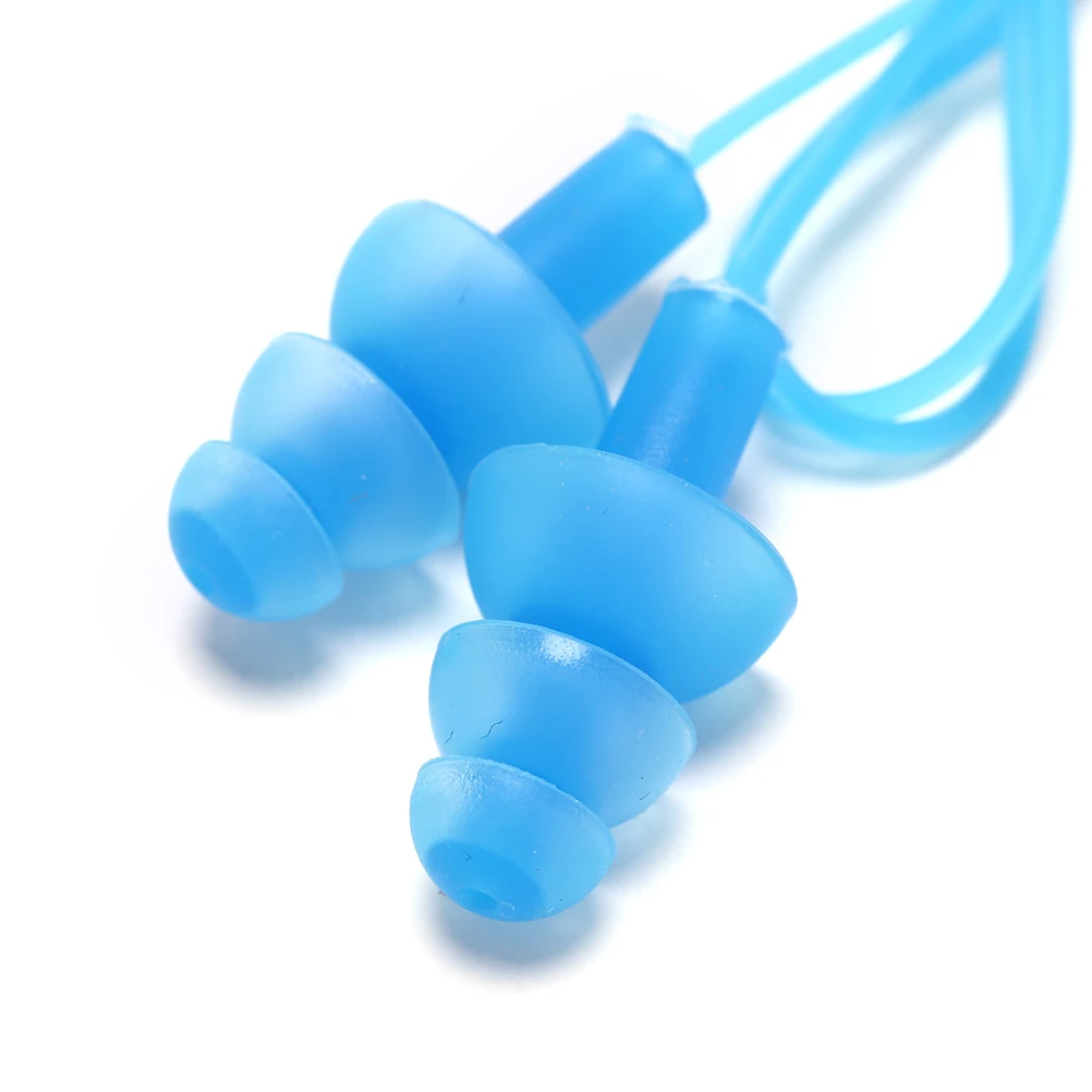 1PCS 5 Colors Universal Soft Silicone Swimming Ear Plugs Earplugs Pool Accessories Water Sports Swim Ear Plug