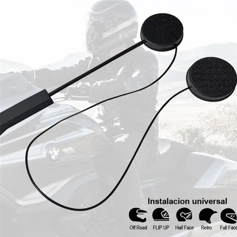Новинка гарнитура для мотоциклетного шлема Bluetooth Беспроводные наушники с