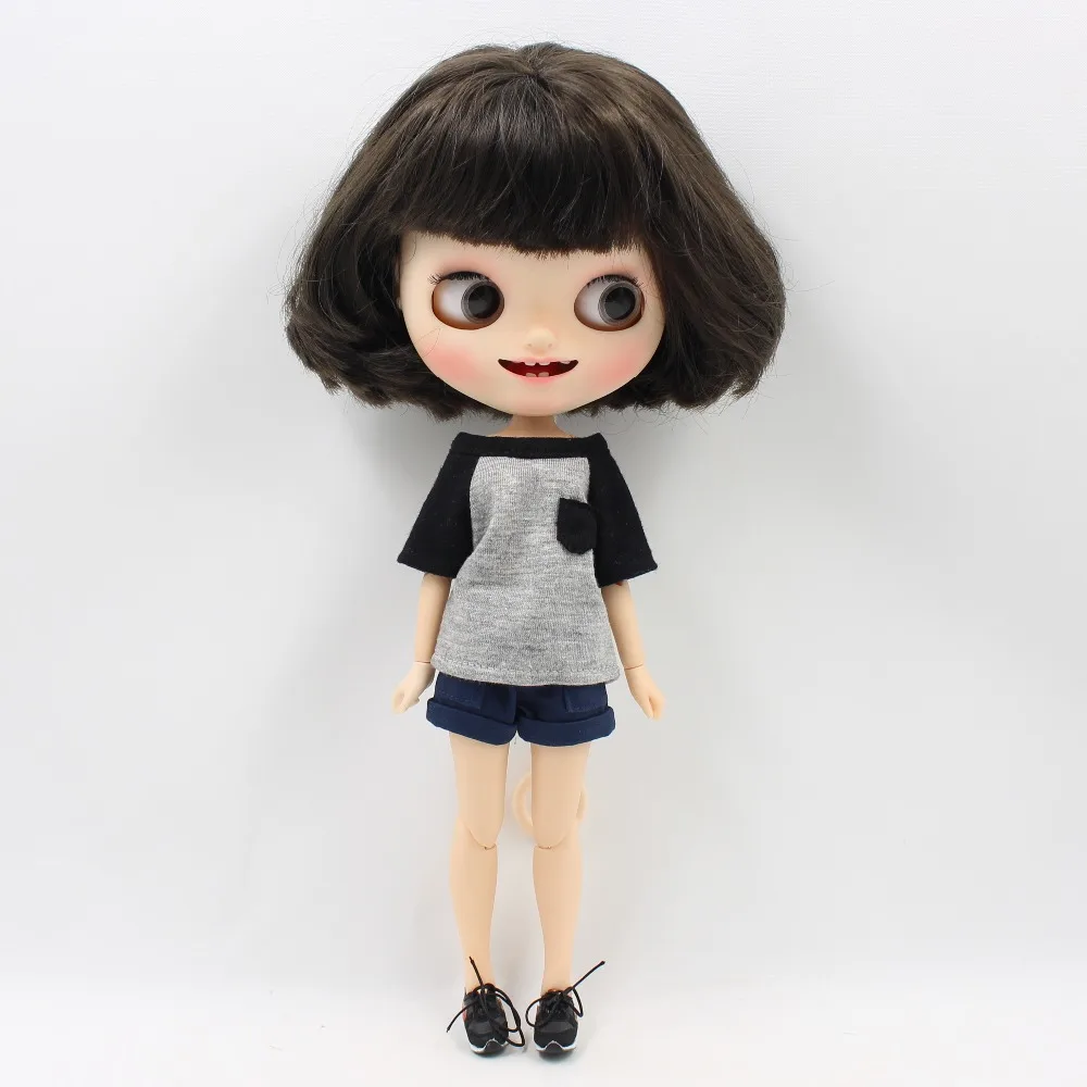 Blyth doll ледяная футболка, шорты, штаны, классная Повседневная рубашка для мальчиков и девочек, только одежда без куклы