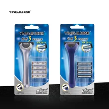 YingJiLi Brand 2017 Men Shaver Alternatively Razor Blades Pace Manual Washable Razor FeelMax Shaving razor With Modify Sideburns