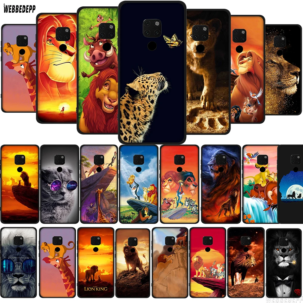 

WEBBEDEPP The Lion King TPU Case for Huawei Honor 7A Pro 7X 8X 8C 8 9 10 Lite Y6 Prime 2018 Soft Cover