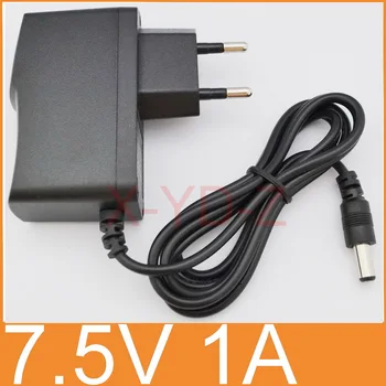 

500PCS High quality AC 100V-240V Converter Switching power adapter DC7.5V 1A 1000mA Supply EU Plug DC 5.5mm x 2.1mm