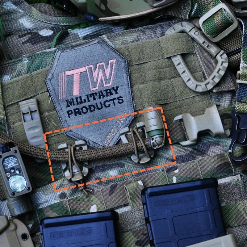3X EDC шестерни Доминатор карабин для рюкзака брелок Тактический крючок Открытый выживания снаряжение EDC карманные инструменты брелок