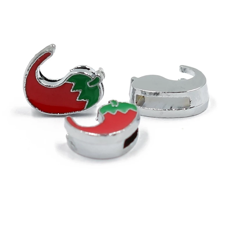 10pcs DIY accessory Pepper Slide Charm Bead 8MM Dog Cat Collar Wristband | Украшения и аксессуары