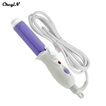 

Portable Mini Electric Hair Curler Deep Heating Waver Ceramic Coating Barrel Curling Iron Wand Roller Styling Tools Hair Styler