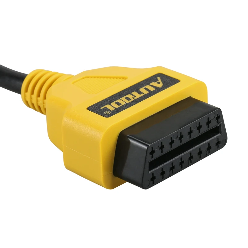 AUTOOL 1 5 m/4.92ft 16 Pin OBD2 ELM327 Диагностика расширения автомобильные кабели мужского и