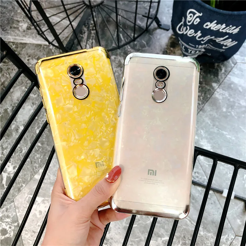 Блестящий Мраморный чехол для XiaoMi RedMi 5 Plus K20 6 Pro S2 Note 7 4X4 6A 5A Чехлы телефона из