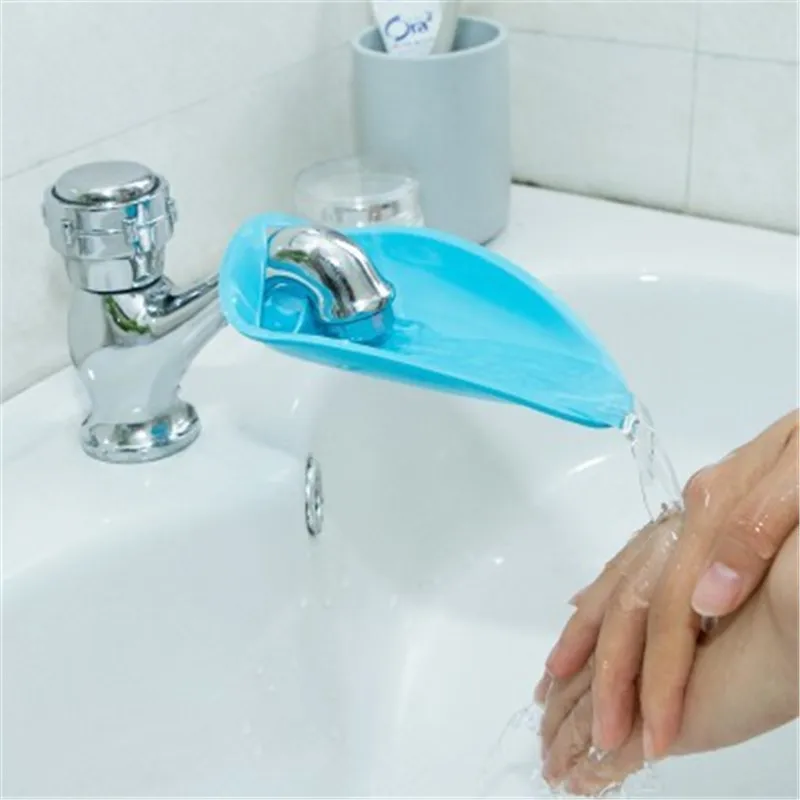 

ideacherry 1PCS Plastic Faucet Extender Kid Babies Washing Hands Device Faucet Sink Bathroom Washroom Supplies Water Saver Tools