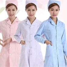 Спецодежда медицинская Униформа больницы Спецодежда медицинская скраб одежда Длинные рукава для мужчин/женщин-врачей при лабораторной пальто Спецодежда медицинская блуза белое пальто