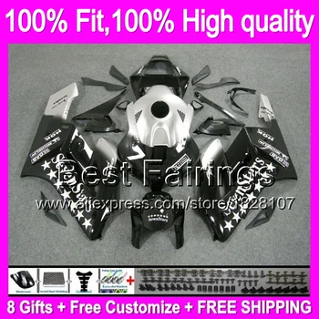 

Fairing Injection Seven stars For HONDA CBR 1000RR 04 05 38B100 CBR1000 RR 04-05 1000 RR Silver blk CBR1000RR 2004 2005 +decal
