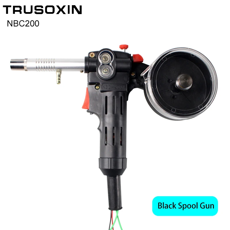 MIG welding machine Spool Gun Push Pull Feeder DC 24V Motor Wire 0.6-1.2mm Welding torch Aluminum copper stainless steel