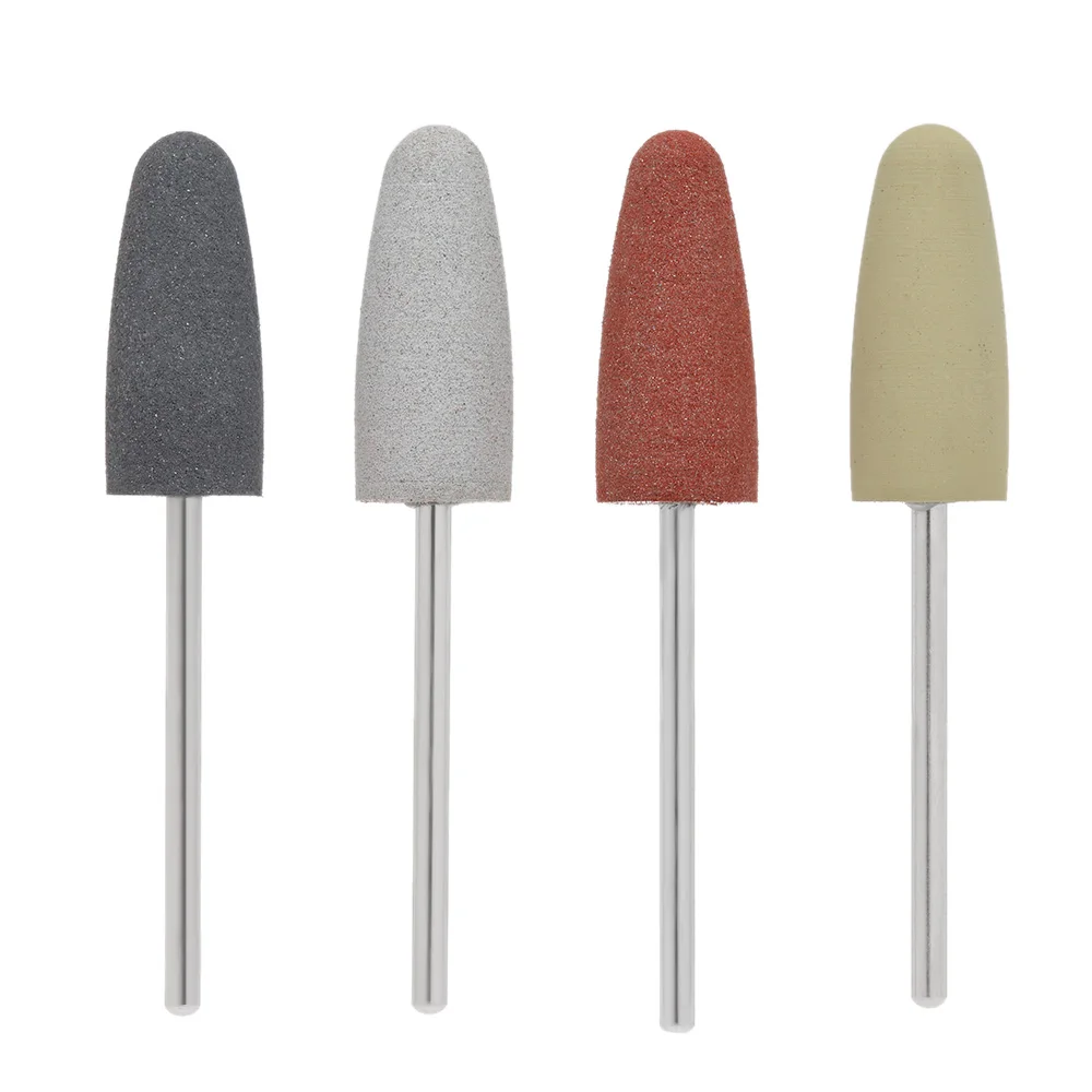 

40 Pcs Silicone Rubber Polishers Diamond Polishing Burs 2.35mm Dental Lab Silicone Polishers 4 Colors Dental Materials Tool