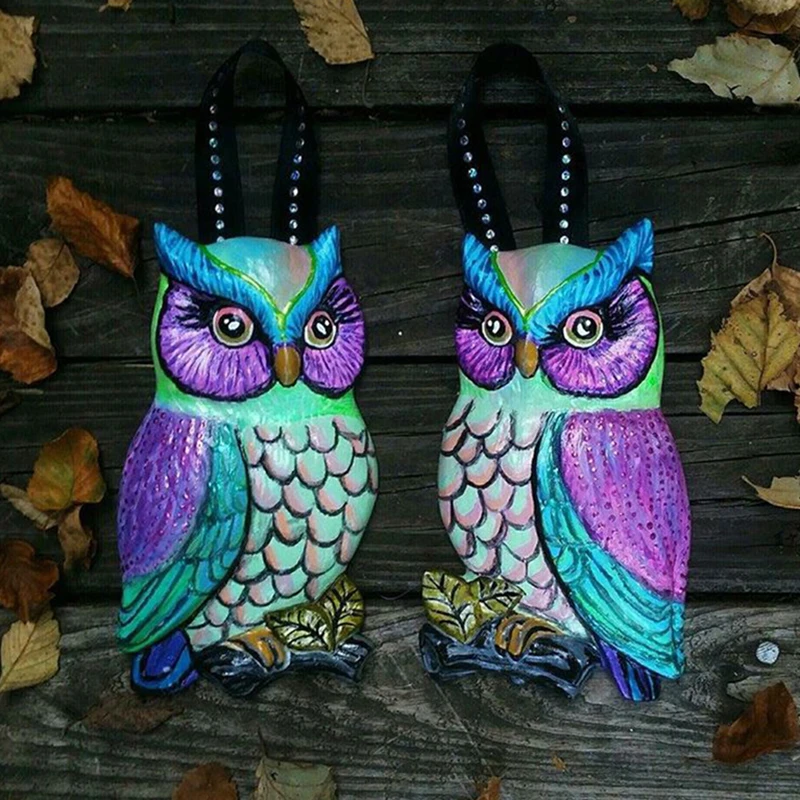 5D DIY Diamond Painting Mosaic Full Drill Cross Stitch Kits Double Owls Decors 5D DIY Diamond Painting Mosaic Full Drill Cross Stitch Kits Double Owls Decors