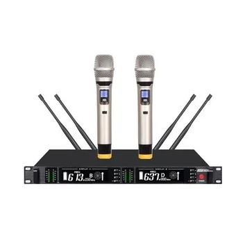 

Bolymic UHF Professional Dual Channels Cordless Microphone Wireless Microphone Karaoke