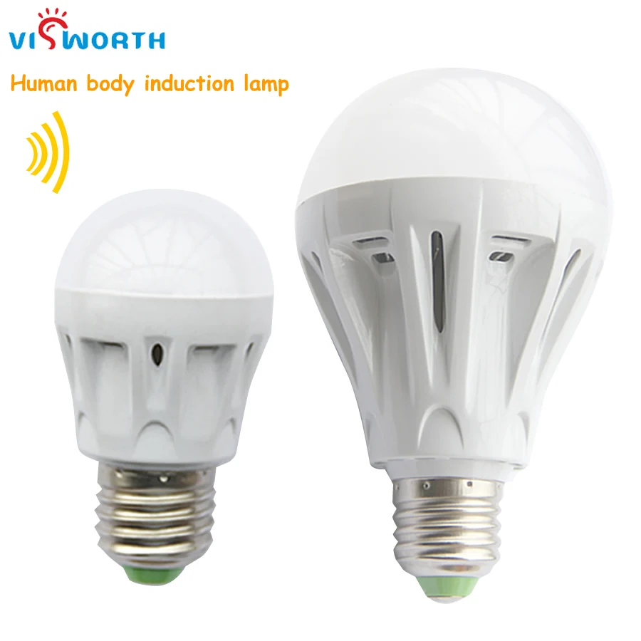 

e27 LED PIR Infrared body sensor light 3w 5w 7w 9w smd2835 12pcs 25pcs led lamp energy-saving led bulbs ac 110v 220v 230v 240v