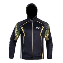 Мужская одежда для рыбалки, с длинным рукавом, для улицы, дышащие рубашки для рыбалки, с защитой от ультрафиолета, с капюшоном, одежда для рыбалки, куртки для велоспорта