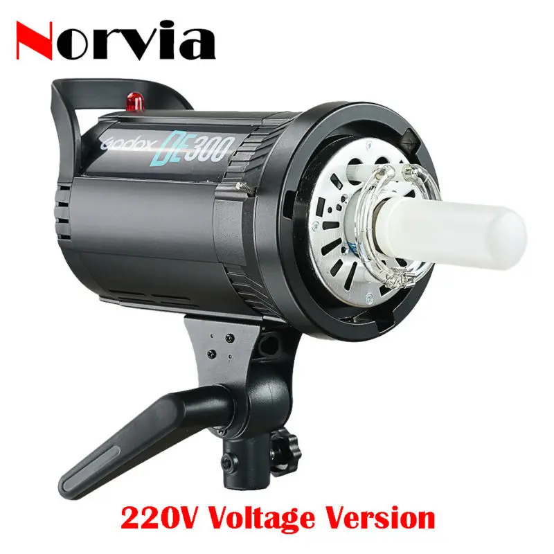 

Godox DE300 300W Compact Studio Flash Light Strobe Lighting Lamp Head 300Ws Give Sync Cable Camera Flash Speedlite Light