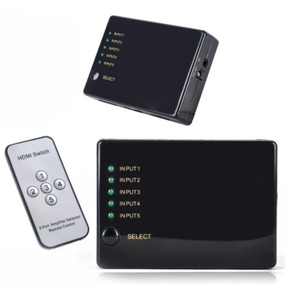 HDMI коммутатор 3 Порты и разъёмы 4 K* 2 K коммутатор Splitter Box Ultra HD для DVD HDTV Xbox PS3 PS4 Windows 7 с дистанционное управление