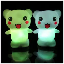 Светодиодный светильник с цветным меняющимся ночным светом для дома, для детской комнаты, Свадебный декор, игрушка в подарок, счастливый