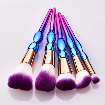 

Makeup Brush Kit Colored Handle Nylon Brush Hair Cosmetic Tools Kit 789