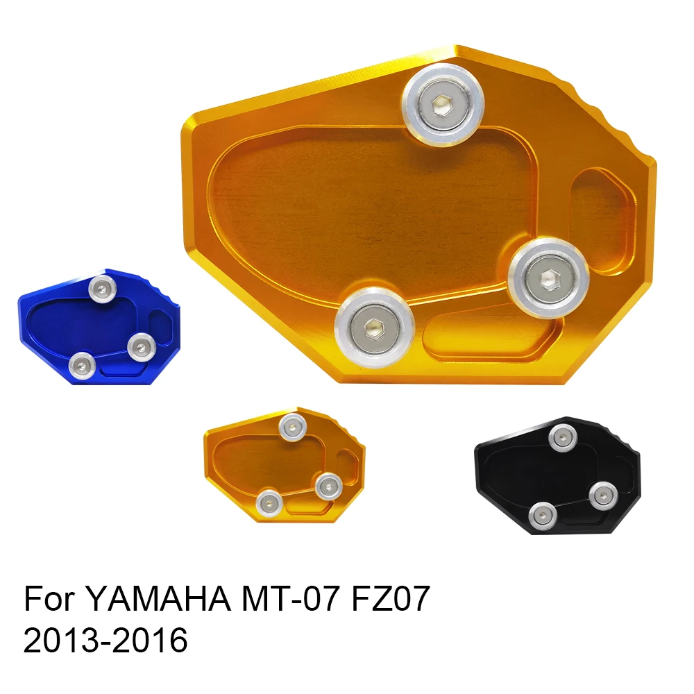 1 шт. мотоцикл фитинги Плата расширения скутер ног Сторона Поддержка Pad интимные аксессуары для Yamaha MT-07 FZ07 2013 2014 2015 2016