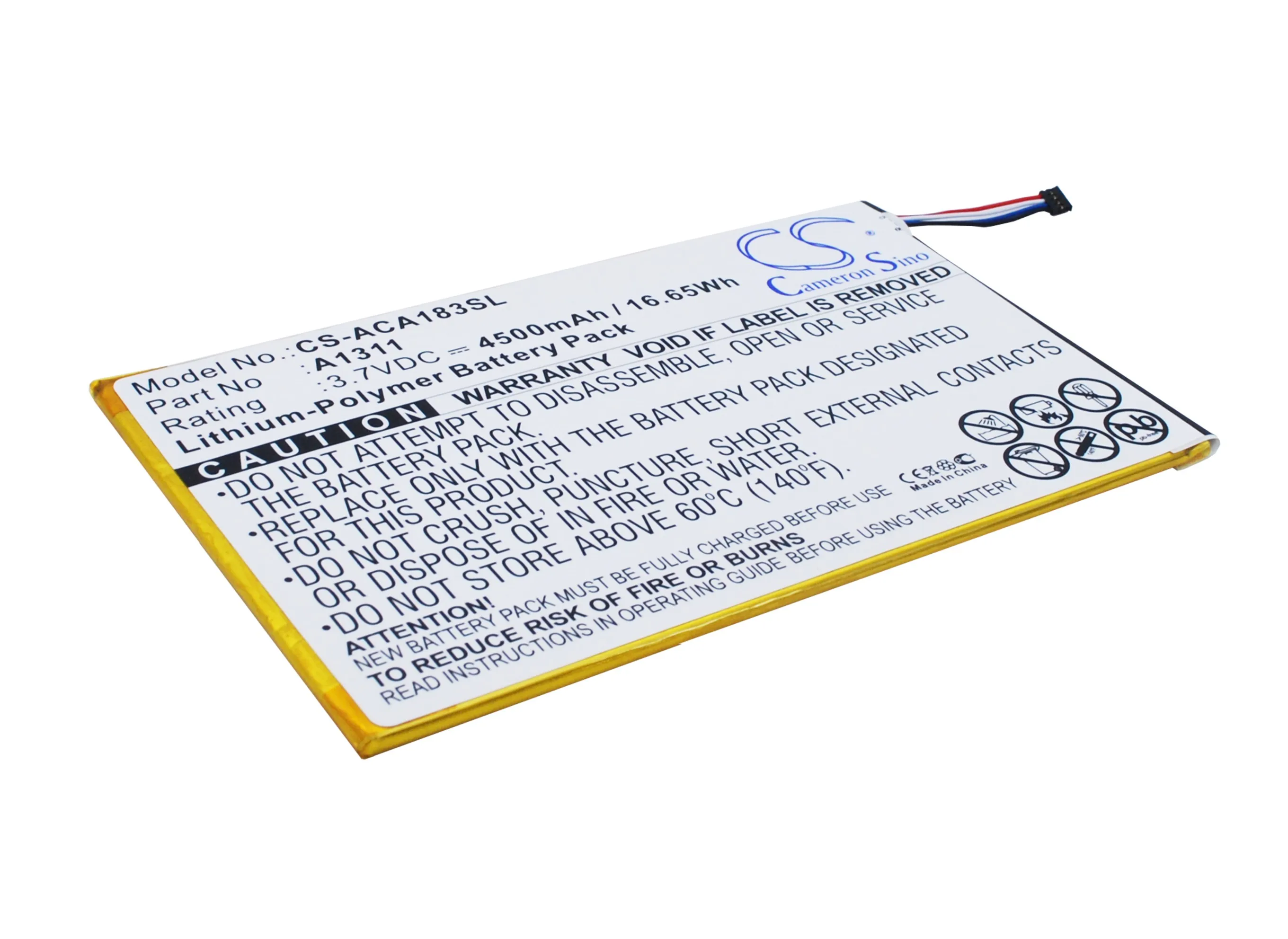 Cameron Sino 4500 мАч аккумулятор A1311 KT.0010M.004 для Acer A1 830 Iconia 8|4500mah battery|cameron sinocameron sino battery |