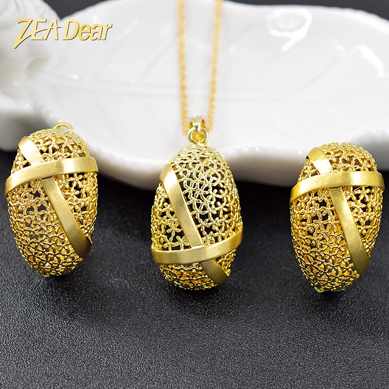 

ZEA Dear Jewelry Classic Jewelry Findings Cross Jewelry Sets For Women Necklace Earrings Pendant For Anniversary Jewelry Gifts