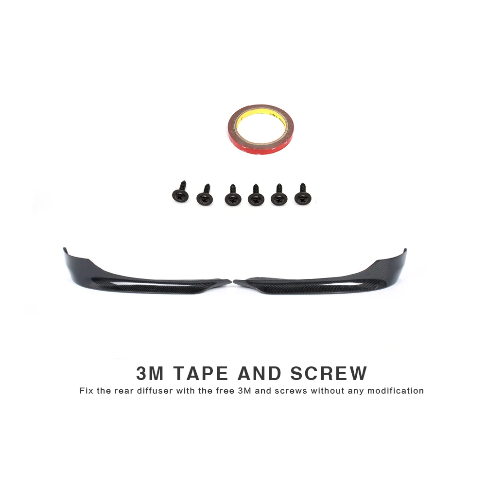 Paragolpes de labios delanteros Spoiler para BMW 325i 335i E90 LCI Sedan 4-puerta 2009-2012 delantal Winglets aletas de fibra de carbono/FRP