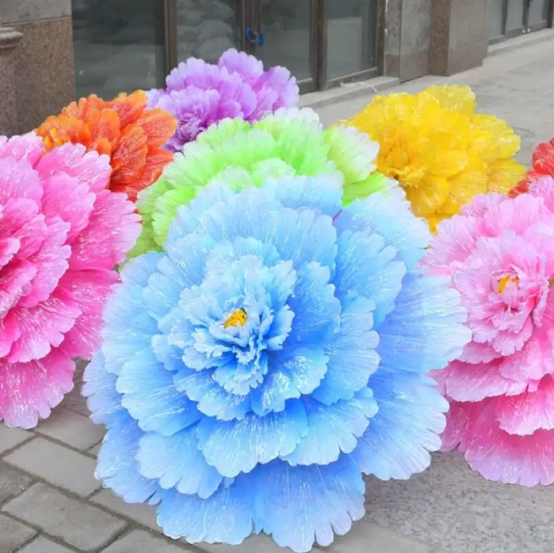 

Creative dance performance flower umbrella chinese style two layer cloth umbrellas Free Shipping LX2641