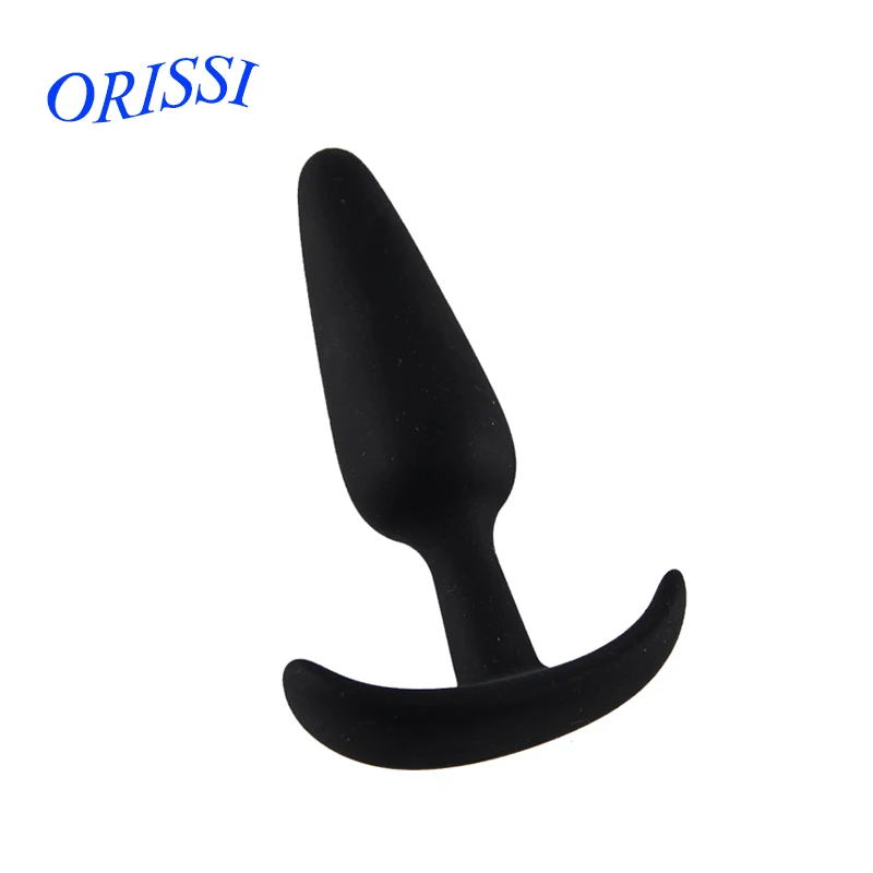 ORISSI Sexy Black Silicone Anal Plug Massage Adult Sex Toys For Women Man Gay But Products Anus Massager |