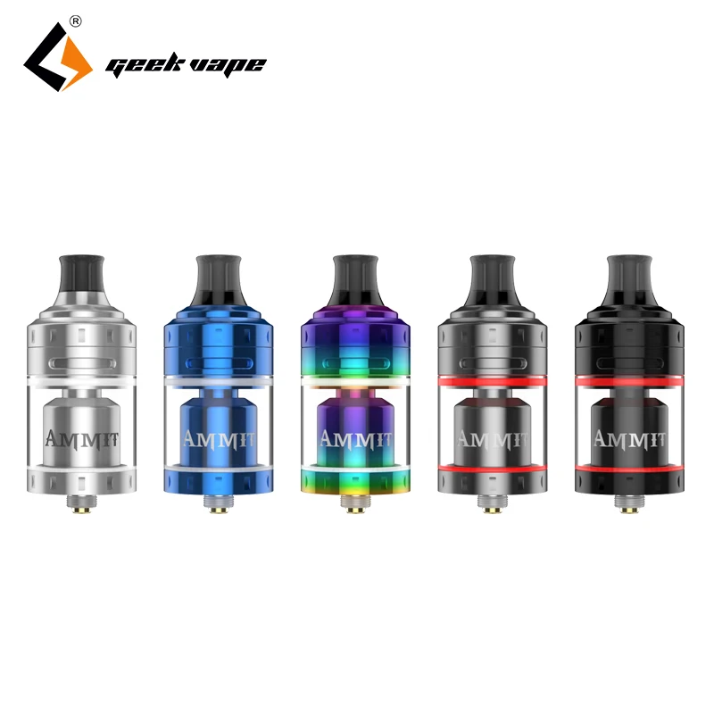 

2pcs/lot Newest Original Geekvape Ammit MTL RTA 3D airflow 4ml vape tank single coil Leak-proof atomizer vs siren v2 ammit rta