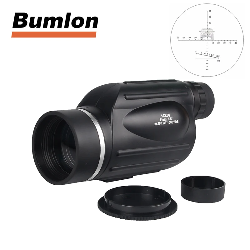 GOMU 13X50 Monocular waterproof Rangefinder Spotting Scope
