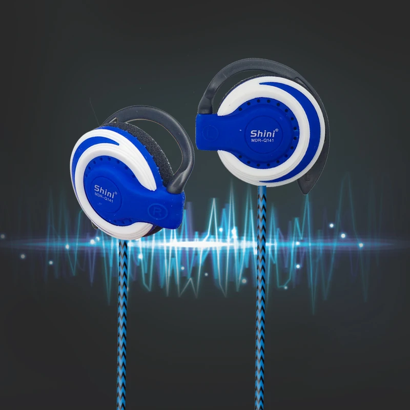Спортивные Hi Fi наушники 3 5 мм Jack проводные в уши гарнитура супер звучание баса