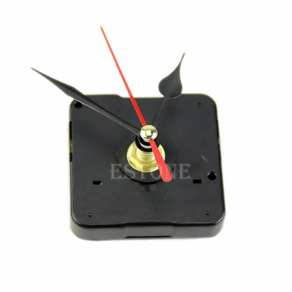 

Black & Red Quartz Wall Clock Movement Mechanism Repair Tool Kit Hand DIY