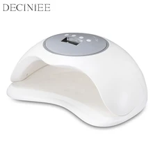 Большая площадь 72 Вт Сушилка для ногтей для всех гелей 2 руки Быстрая Сушка УФ светодиодный светильник для отверждения гель-лака льдинка светильник для ногтей