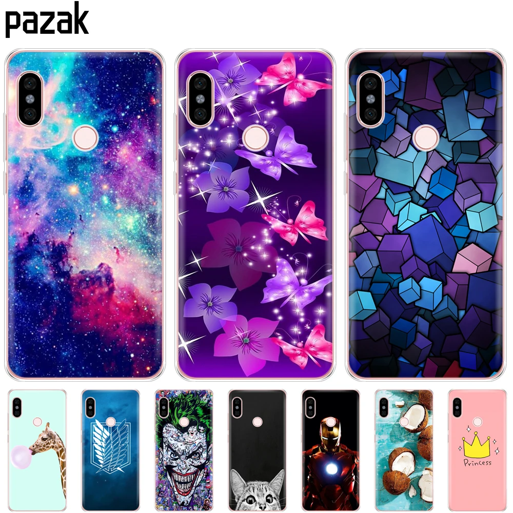 

silicone case For Xiaomi Redmi Note 5 global version Case bumper soft tpu back phone Cover For redmi note 5 pro shell proect bag